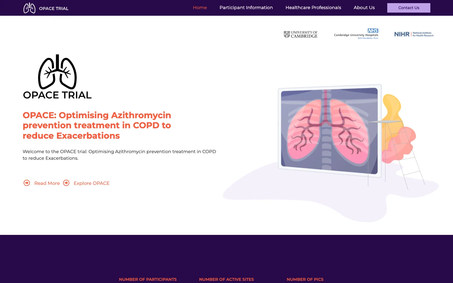 OPACE Clinical Trial Website